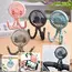 Octopus shape handheld fan standing, hanging and winding 4 forms night light design rechargeable long battery life mini student