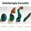 3D Printed Ball Twist Spiral Sphere Gear Circular Deformation Liquid Flow Ball Rotating Design Adults Anxiety Relief Balls Gifts