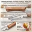 2PC Set Kitchen Peeler Stainless Steel Vegetable Peeler Wooden Handle For Peeling And Slicing Fruits And Vegetables Kitchen Tool