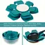12Pcs Felt Pot Pan Protectors Anti Scratch Non-Stick Divider Pads Pan Bottom Heat Insulation Protect Kitchen Cookware Tools