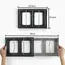 1Pc 7-grid Telescopic Pot Rack,Pans Organizer,Space-saving Cabinet Holder for Pots,Pans and Lids-Keep Your Kitchen Neat and Tidy
