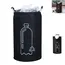 82L Empty Bottle Storage Basket Folding With Aluminum Handle Wastewater Bottle Collector Bag Large Capacity Recycling Bin