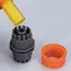 1Pc Garden Watering Hose Plastic Quick Connector 1/2" 3/4'' 1 Double Male Coupling Joint Adapter Extender Set for Pipe