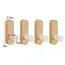 Self Adhesive Mounted Walnut Wood Wall Hooks for Hanging Coat Towel Clothes Blanket Hat Backpack Robe Entryway Key Holder