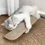 Durable Cat Toy Pillow and Scratching Pad - Chew-Resistant, Teething Bed Cover Style Cat Bed, Soft and Mosquito-Repelling