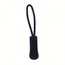 10 black plastic zipper puller, durable PVC zipper puller, suitable for bags, backpacks, clothes, suitcases, etc