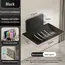 1pc Black Carbon Steel Soap Box Non Perforated Wall Mounted Bathroom Soap Box Bathroom Soap Holder Soap Storage Rack 2025
