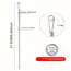 3PCS Garment Clips Sewing DIY Tools Elastic Tape Perforated Cross Stitch Threader Wear Elastic Clips (Wear Resistant Rope)
