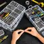 6-Layer/Set Transparent Tool Storage Box Multifunctional Storage Box for Household Screws Hardware Classification Accessories