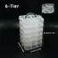 6-Layer/Set Transparent Tool Storage Box Multifunctional Storage Box for Household Screws Hardware Classification Accessories