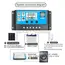 Solar Charge Controller 10A to 100A LCD Display Dual USB Auto Regulator for Solar Panel Battery System Charging