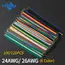 100/120pcs Tin-Plated Electronic Wires Breadboard PCB Jumper Wire 24AWG / 26AWG 6Color Red Blue Green White Yellow Black Diy Kit