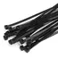 100 PCS Self-locking Plastic Nylon Tie 100 PCS Black Cable Tie Fastening Ring Cable Tie Zip Wraps Strap Nylon Cable Tie Set