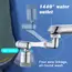 1080° Universal Rotation Faucet Extender Kitchen Robot Arm Extension Faucets Mixer Aerator Head Bubbler Water Tap Nozzle