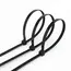 100 PCS Self-locking Plastic Nylon Tie 100 PCS Black Cable Tie Fastening Ring Cable Tie Zip Wraps Strap Nylon Cable Tie Set