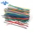 100/120pcs Tin-Plated Electronic Wires Breadboard PCB Jumper Wire 24AWG / 26AWG 6Color Red Blue Green White Yellow Black Diy Kit