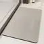 Soft diatomaceous earth absorbent quick drying bathroom floor mat, household bathroom door carpet anti slip mat