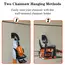 1/2 Tool Racks, Chainsaw Wall-Mounted Hanger, Heavy-Duty Chainsaw Hanger, Wall-Mounted Organizer, Metal Rack Tool Storage, for Workshop, Garage, Garden Use