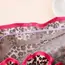 1PC Waterproof Shower Cap Leopard Print Double Layer Elastic Shower Hair Cover Reusable Wave Point Shower Cap Bathroom Supplies
