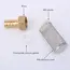 6-19mm Lengthened Stainless Steel Mesh Filter Garden Irrigation Pump Protection Hose Filter Water Cleaning Mesh Brass Filter