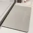Soft diatomaceous earth absorbent quick drying bathroom floor mat, household bathroom door carpet anti slip mat