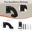 1/2 Tool Racks, Chainsaw Wall-Mounted Hanger, Heavy-Duty Chainsaw Hanger, Wall-Mounted Organizer, Metal Rack Tool Storage, for Workshop, Garage, Garden Use