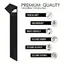 Streamer Football Towel, Thin Sports Towel, Dries Hands And Football Accessories White, Black（8x57cm/3x22.4in）