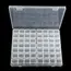 1pc 28/32/48/56/64 Slots Plastic Storage Box, DIY Diamond Painting Beads Charms Jewelry Accessories Organizer Box