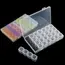 1pc 28/32/48/56/64 Slots Plastic Storage Box, DIY Diamond Painting Beads Charms Jewelry Accessories Organizer Box