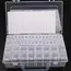 1pc 28/32/48/56/64 Slots Plastic Storage Box, DIY Diamond Painting Beads Charms Jewelry Accessories Organizer Box