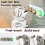 4 in 1 Rotating Catnip Silver Vine Ball Teeth Cleaning Acne Prevention Digestive Health Wall Stick on Toy Edible Safe Material