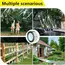 50/80M Double-Sided Reflective Bird Repellent Tape Holographic Scare Ribbon Laser Deterrent for Pigeon Fox Bird Control Garden