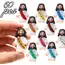 10/60pcs Mini Jesus Decorations Cartoon Statue Set for Holiday Party Scene Decor Festive Room Figurines Christmas Easter Gifts