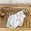 Polar Bear Hand Wiping Towel Super Absorbent Hanging Kitchen Towel Coral Design Thick Cartoon Hand Towel