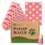Photodegradable Thick Dog Poop Bag with Floral Fragrance, Environmentally Friendly Pet Feces Garbage Bag with Dispenser