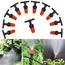 Fog Nozzles Irrigation Kit 5M-20M Garden Automatic Spray Misting Plant Watering System with 4/7 PE Hose and Connector