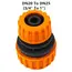 Garden Hose Connector 1/2' 3/4' 1' Inch Pipe Coupler Stop Water Connector 12mm 19mm 25mm Hose Bore Repair Joint Irrigation