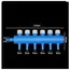 Practical Aquarium Air Pump Flow Control Valve Distributor Hose Splitter Fish Tank Pump Accessories Split-flow Oxygen Tube