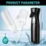 Hair Spray Bottle, Refillable Fine Mist Spray Bottle for Hair Styling,Cleaning,Garden,Continuous Water Mister Spray Bottle