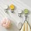 1/2PCS Suction Cup Hooks No Punching Wall Hooks for Bathroom Kitchen Bedroom Reusable Towel Clothes Hanger Hook Home Organizer