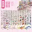 12Pcs 12in1 3D Landscape Stickers Collection Book Album Cartoon Scene DIY Toy Game Festival Birthday Gift for Kid Girl Child