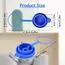 5 Gallon Water Jug Cap, Reusable Silicone 3 & 5 Gallon Water Jugs Replacement Cover, Upgrade No Spill Food Grade Silicone
