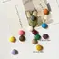 10Pcs Color Polygonal Resin Refrigerator Photo Message Tile Home Decoration Gifts