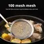 Fat Skimmer Spoon Steel Fine Mesh Skimmer Strainer Spoon For Removing Grease Fat And Foam Kitchen Fat Skimmer Spoon