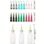 Precision Needle Tip Glue Applicator Bottle with Bent Blunt Needle Tip and Tapered Needle for Oil, Adhesive, Liquid