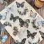 30pcs/Pack Vintage Butterfly PET Stickers DIY Decorative Junk Journal Stickers For Scrapbook Label Diary Album Planner