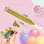 20Pcs Musical Blow Outs Balloon Mixed Glitter Fringed Metallic Noisemaker Kids Cute Blowouts Whistles for Halloween Xmas Party