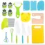 Kids Cooking Cutter Set Kids Knife Toddler Cutter Plastic Cake Fruit Knives Children DIY Peeler Tools Kitchen Accessories