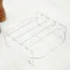 Outdoor Grill Set with Skewers Square Air Fryer Grill Steamer Stainless Steel Barbecue Bracket