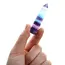 Natural Fluorite Crystal Colorful Striped Fluorite 4-7CM Quartz Crystal Stone Point Healing Hexagonal Wand Treatment Stone